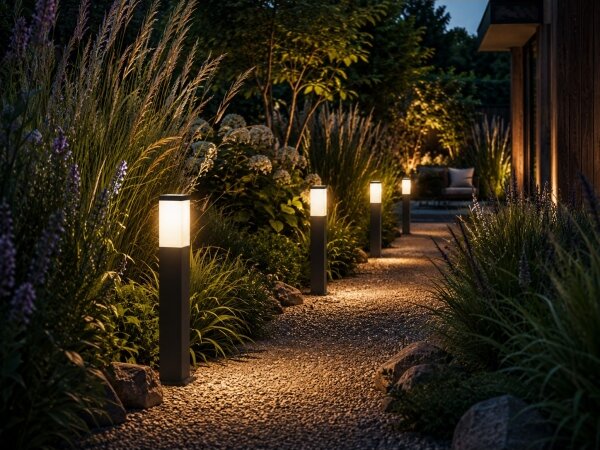 Vonkajšia lampa SOPPA 1xE27/60W/230V 65 cm IP44 antracitová