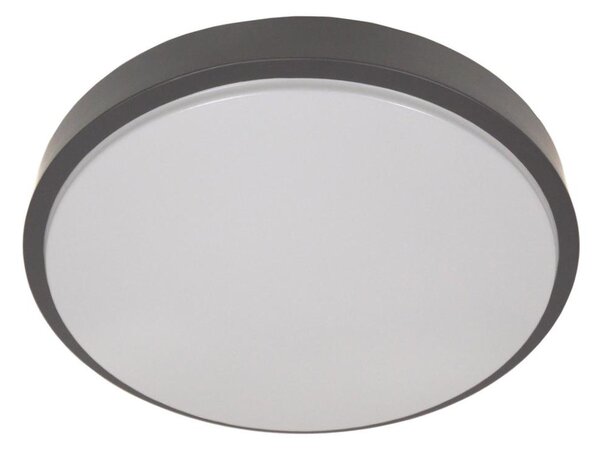 Stropné svietidlo so senzorom WILTON 2xE27/60W/230V pr. 33 cm antracit