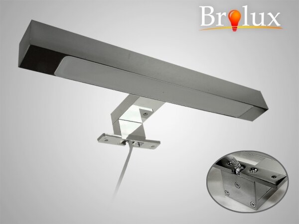 LED kúpeľňové osvetlenie zrkadla ENGIS LED/7,2W/230V 30 cm IP44 lesklý chróm