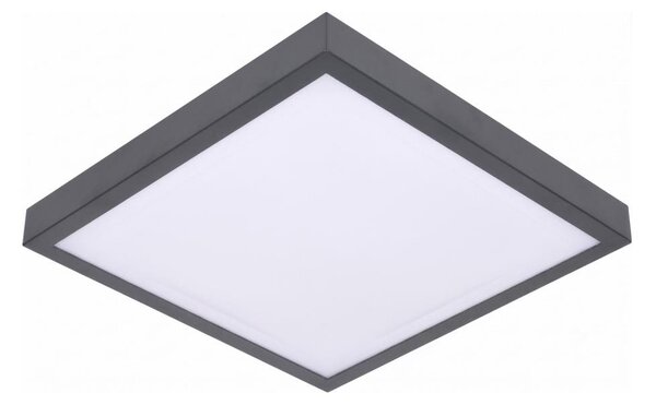 LED stropné svietidlo so snímačom VITALI LED/24W/230V 4000K 33x33 cm antracit