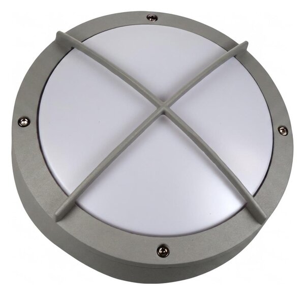 LED vonkajšie nástenné svietidlo FRODA LED/12W/230V IP54 sivé