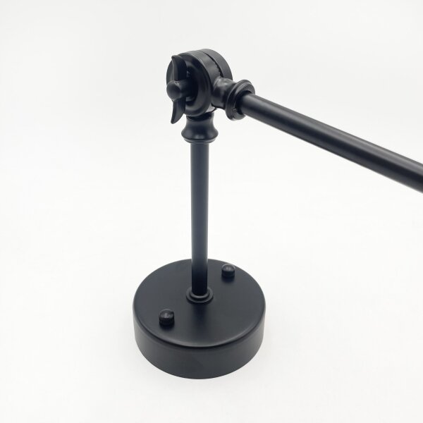 Brilagi - LED nastaviteľný luster na tyči IRONBEAM 1xE27/60W/230V čierna