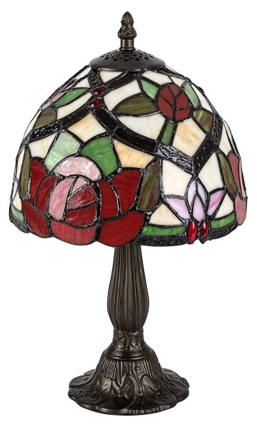 Brilagi - Tiffany vitrážová stolná lampa GARLAN 1xE14/40W/230V