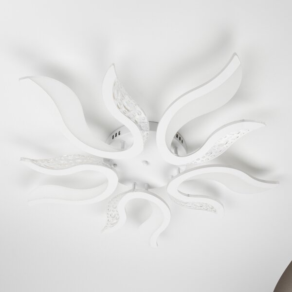 Brilagi - LED Stmievateľný prisadený luster TWIST LED/65W/230V 3000-6500K biela + DO