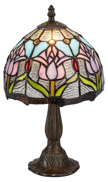 Brilagi - Tiffany vitrážová stolná lampa LORAS 1xE14/40W/230V