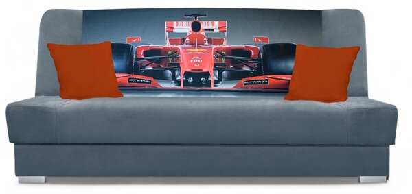Rozkladacia pohovka BIRMA - šedá / formula