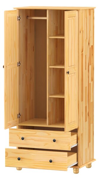 Skriňa 2-dverová 8850K lak, kovové úchytky