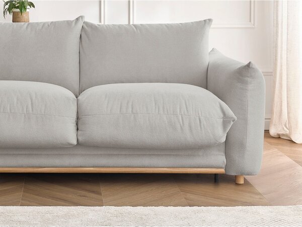 Svetlosivá rozkladacia pohovka 214 cm Ernest – Bobochic Paris