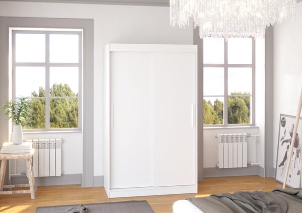 ŠATNÍKOVÁ SKRIŇA NICCI BIELA 120 cm