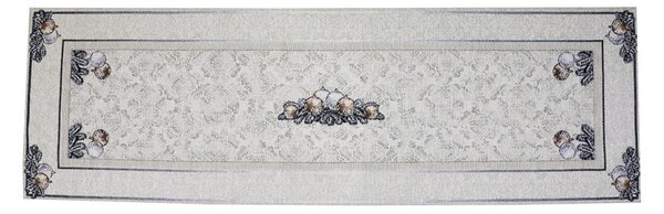 Vianočný gobelínový behún na stôl vianočné gule s lurexom Farba Viacfarebná Rozmery 45x90 cm