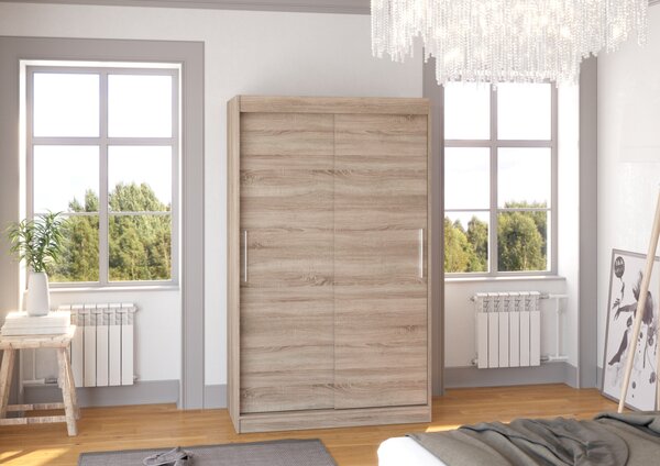 ŠATNÍKOVÁ SKRIŇA NICCI DUB TRUFFLE 120 cm