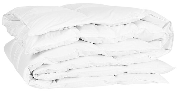 Prikrývka biela extra teplá celoročná mikrovlákno 155 x 220 cm antialergická univerzálna
