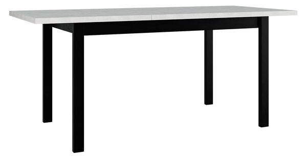 Rozkladací jedálenský stôl 140x80 cm ELISEK 2 - dub grandson / čierny
