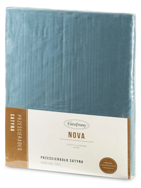 MAKOSATÉNOVÉ PRESTIERADLO NOVA 180X210 CM SVETLOMODRÉ