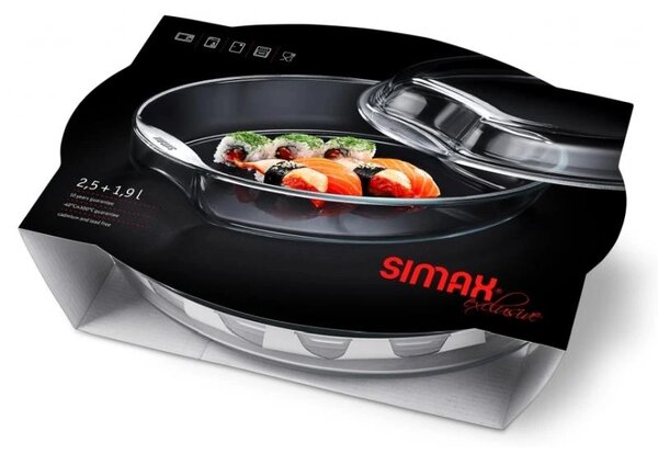 SIMAX SMART TOUCH ZAPEKACIA MISA S POKRIEVKOU 4,4 L (2,5+1,9L)