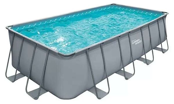 Nadzemný bazén Frame-Pool Summer Waves Elite obdĺžnik / filtračné čerpadlo / 549 x 274 x 132 cm / sivá