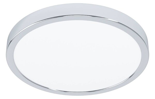 EGLO connect Smart LED svietidlo Fueva 6-Z, chróm, Ø27cm, Hliník / sivá / zinok, Obývacia izba / jedáleň, Plast, Moderný, Závesné svietidlo