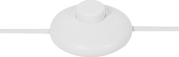 Stojaca lampa biela mramorový podstavec kovová konštrukcia nastaviteľné tienidlo moderný štýl obývacia izba spálňa