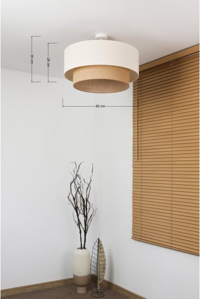 Brilagi - LED Prisadený luster BOHO ŠTÝL 3xE27/15W/230V pr. 60 cm