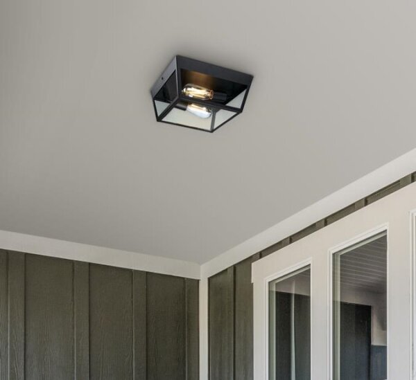 Westinghouse 61219 - Vonkajšie stropné svietidlo PETERSON 2xE27/40W/230V IP44