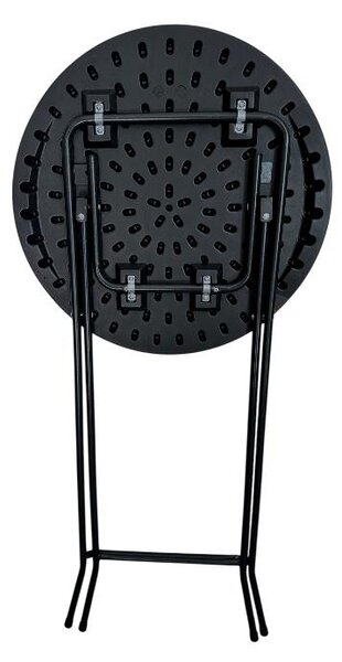 TENTino Bistro stolík koktailový 60 cm IVÁNEK BLACK