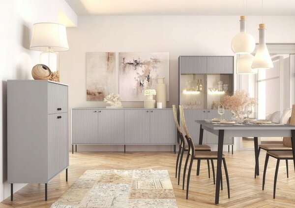 Jedálenský rozkladací stôl 180(220)x90 MALAMBO - šedý