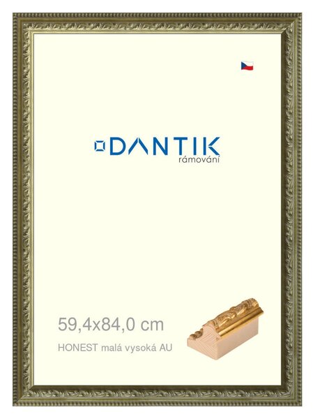 DANTIK rám na obraz 59,4x84 | HONEST malá vysoká AU (Plexi Čiré)