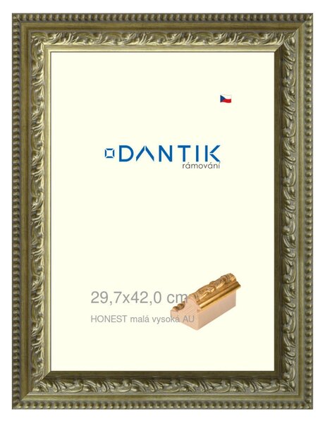 DANTIK rám na obraz 29,7x42 | HONEST malá vysoká AU (Plexi Čiré)