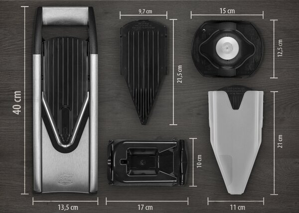 Börner V-krájač V6 ExclusiveLine Pro Set Farba: Nerez