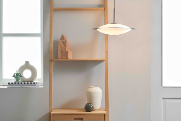 Halo Design 743629 - Závesný luster na lanku ORBIT 3xG9/7W/230V, priemer 40 cm, biela/mosadz/dymové sklo