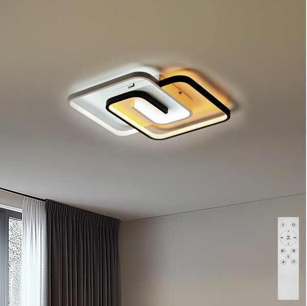 Brilagi - LED stmievateľné stropné svietidlo VELO XL LED/98W/230V 61x61 cm + diaľkové ovládanie