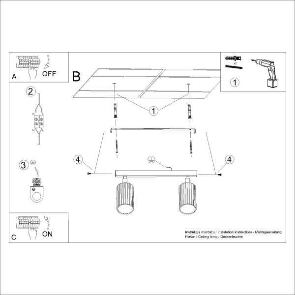 Brilagi - LED bodové svietidlo CRESTO 2xGU10/10W/230V krémové