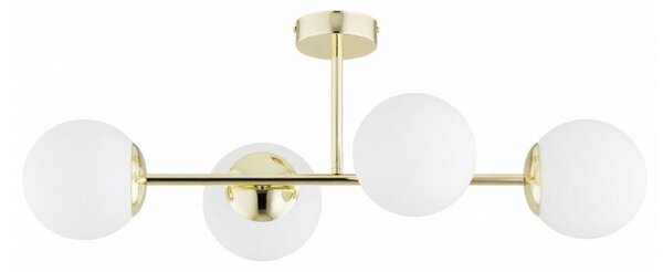 Prisadený luster GLORENA 4xE14/10W/230V zlatý
