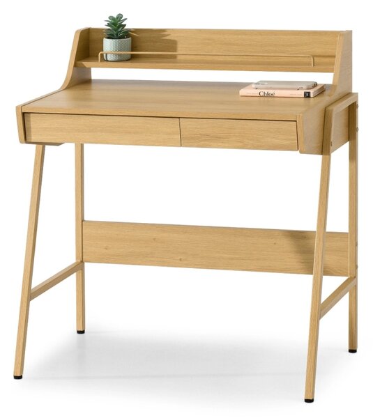Minimalistický písací stôl RENO - dub