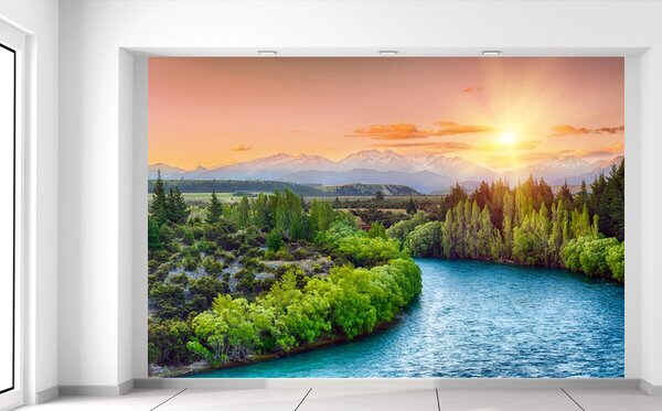 Fototapeta Rieka Clutha na Novom Zélande Materiál: Samolepiaca, Rozmery: 200 x 135 cm