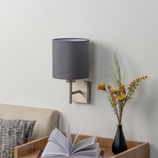 BRILAGI - LED nástenné svietidlo NUBILA 1xE27/60W/230V matný chróm/antracit