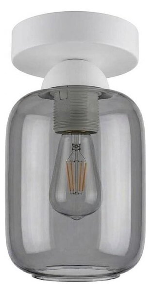BRILAGI - LED Stropné svietidlo R GLASS 1xE27/60W/230V pr. 14 cm biela/dymová sivá