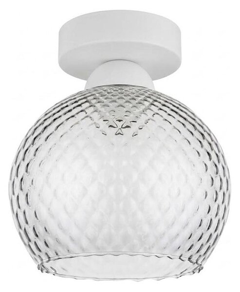 BRILAGI - LED stropné svietidlo R GLASS 1xE27/60W/230V priemer 18 cm biela/dymovošedá