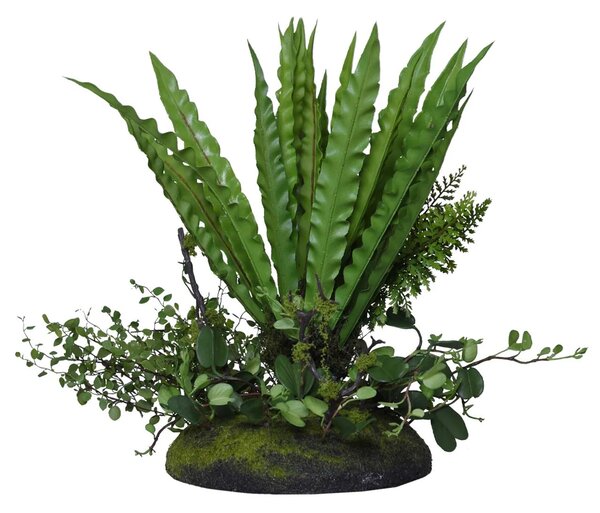 Umelá papraď ARRANJO, plast, priemer 55 cm, zelená