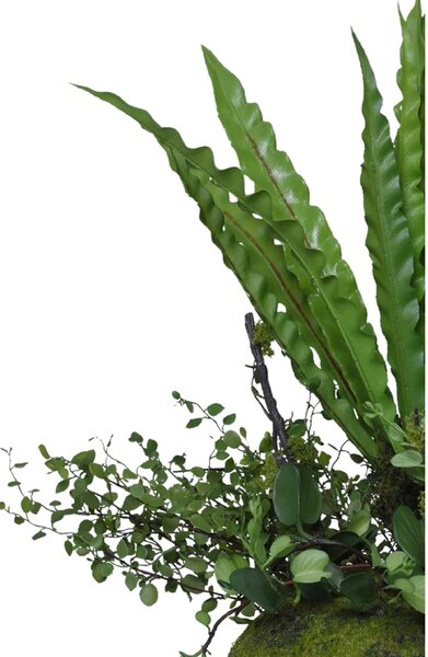 Umelá papraď ARRANJO, plast, priemer 55 cm, zelená