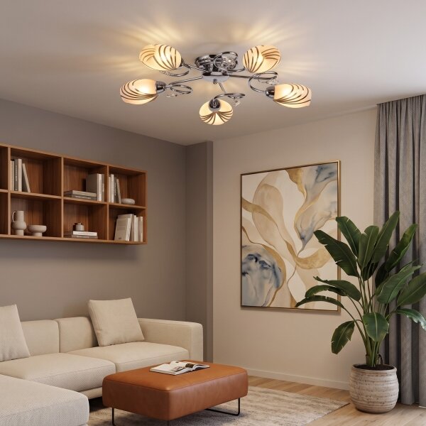 BRILAGI - Prisadený luster MEGAPOLIS 5xE14/60W/230V lesklý chróm
