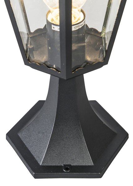 Klasická vonkajšia lampa s podstavcom čierna IP44 - New Orleans
