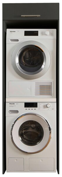 SKRINKA NA PRÁČKU, antracitová, 67,5/200/67,5 cm - Skrine do chodby, Online Only
