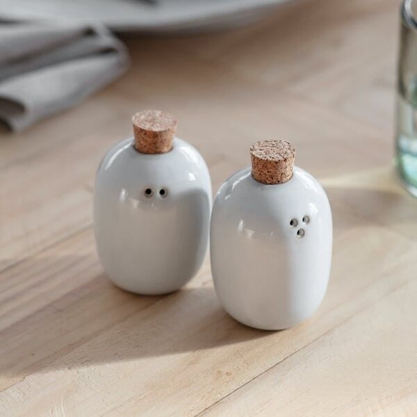 Set soľničky a koreničky Ithaca White
