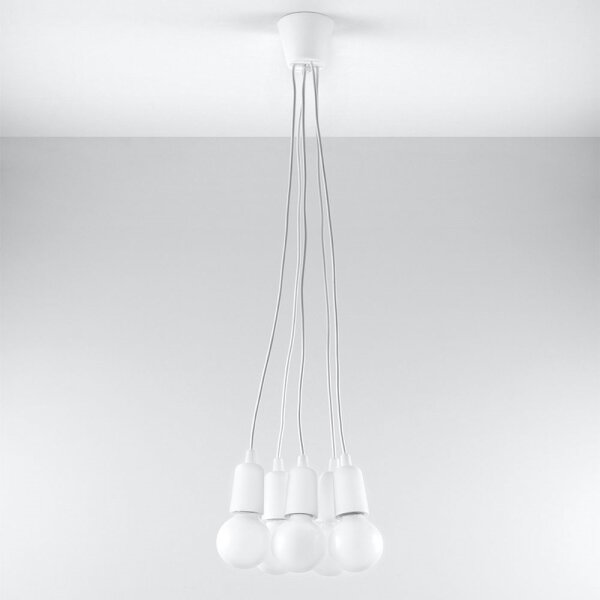 Luster na lanku DIEGO 5xE27/60W/230V