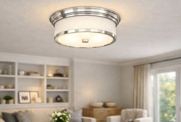 Open Design OR84863 - Stropné svietidlo FAMBURO 3xE14/12W/230V, priemer 31 cm, lesklý chróm
