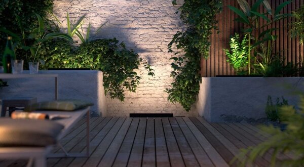 Philips - LED RGBW Vonkajšie svietidlo Hue AMARANT WACA LED/20W/24V IP65