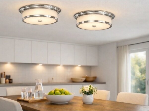 Open Design OR84863 - Stropné svietidlo FAMBURO 3xE14/12W/230V, priemer 31 cm, lesklý chróm