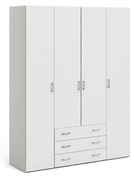 Šatníková skriňa Space 70410, biela