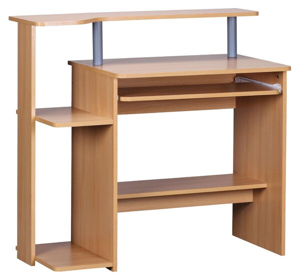 Počítačový stôl WL1.163 Buk 94 x 90 x 48 cm Stôl na notebook